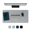 Leitz light grey leather-look desk pad, 40cm x 80cm 213461 - 1