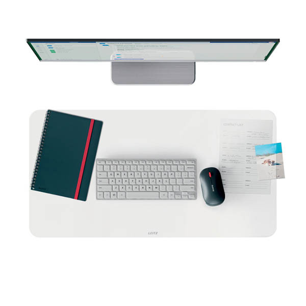 Leitz matte transparent desk pad, 36cm x 70cm 213458 - 1