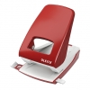 Leitz red 2-hole punch, 4mm (40-sheets) 51380025 211392 - 1