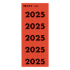 Leitz red 2025 self-adhesive year labels (100-pack) 227661 - 1