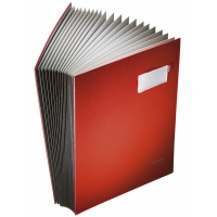 Leitz red A4 blotting book with 20 compartments 57000025 202866