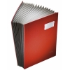 Leitz red A4 book file with 20 compartments 57000025 202866