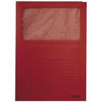 Leitz red A4 window folder (100-pack) 39500025 202898