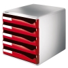 Leitz red drawer unit (5 drawers) 52800025 211206 - 1