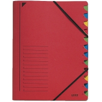 Leitz red file with 12 compartments 39120025 202862
