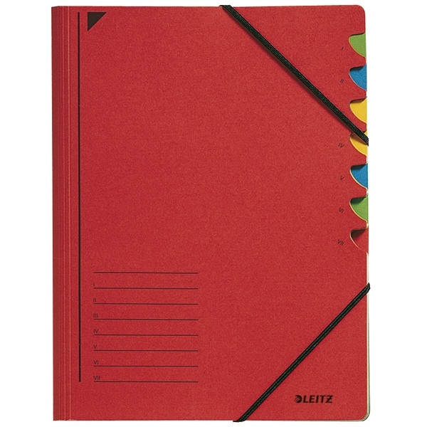Leitz red file with 7 compartments 39070025 202854 - 1