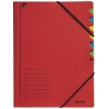 Leitz red file with 7 compartments 202854 - 1