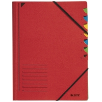 Leitz red file with 7 compartments 39070025 202854