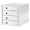 Leitz white 4-drawer pedestal 60490001 211186 - 1