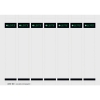 Leitz white printable narrow and short spine labels, 31mm x 190mm (175-pack) 211060 - 1