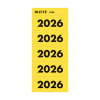 Leitz yellow 2026 self-adhesive year labels, 25.5mm x 60mm (100 label) 202765 - 1