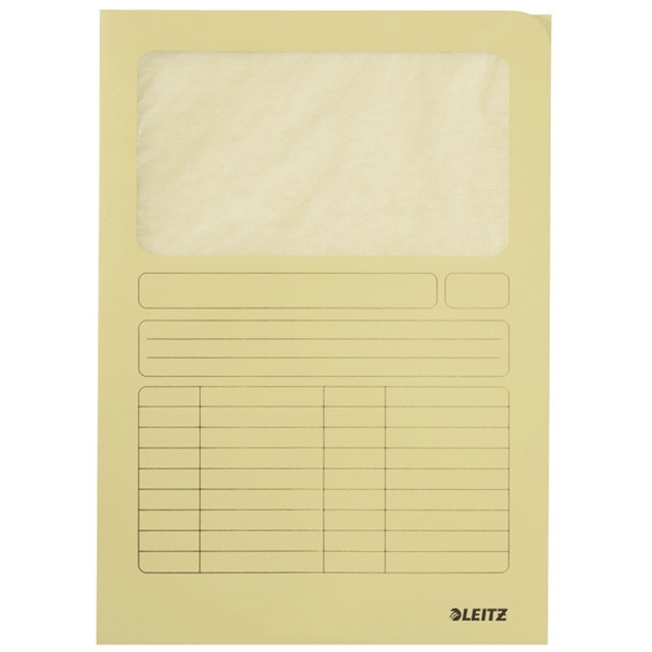 Leitz yellow A4 window folder (100-pack) 39500015 202896 - 1