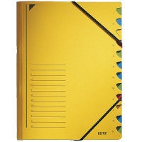 Leitz yellow file with 12 compartments 39120015 202860