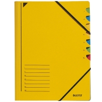 Leitz yellow file with 7 compartments 39070015 202852