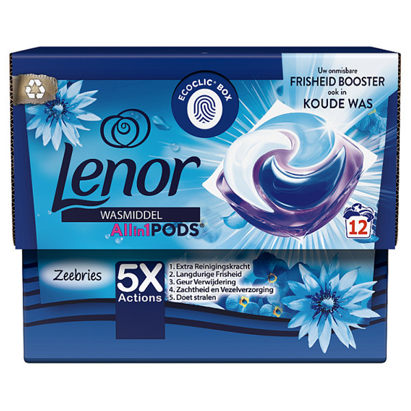 Detergent pods (12 pods) | Lenor All-in-1 Sea Breeze SLE00352 - 1