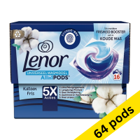 Detergent pods (64 pods) | Lenor All-in-1 Cotton Fresh SLE00483