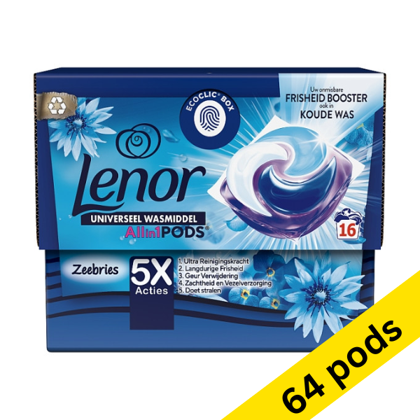 Detergent pods (64 pods) | Lenor All-in-1 Sea Breeze SLE00481 - 1