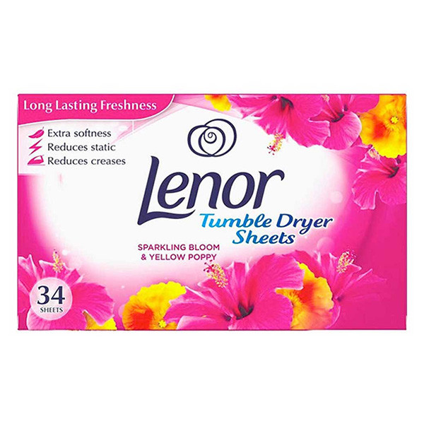 Dryer sheets (34 sheets) | Lenor Sparkling Bloom & Yellow Poppy SLE00255 - 1