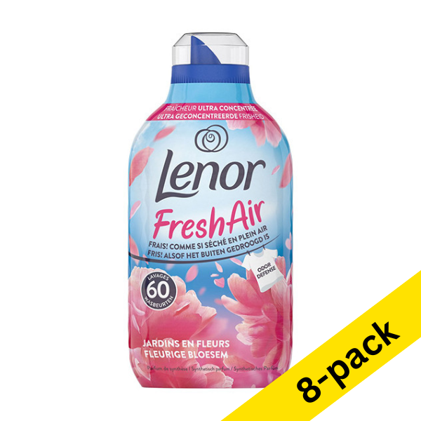 Lenor Fresh Air Outdoorable Floral Blossom fabric softener, 840ml (60 washes) (8-pack) SLE00561 - 1