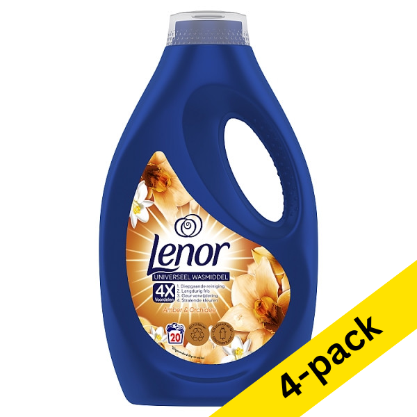 Liquid detergent 900ml (20 washes) | Lenor Golden Orchid | 4-pack SLE00475 - 1