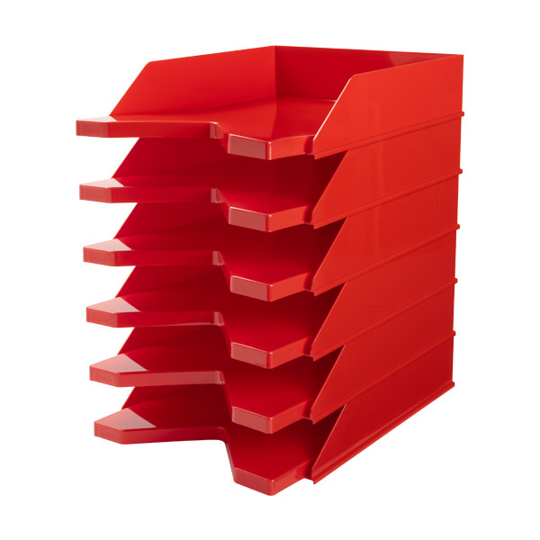 Letter tray (A4) | 123ink red | 6-pack 302410 - 2