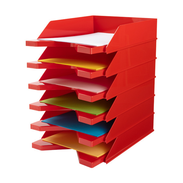 Letter tray (A4) | 123ink red | 6-pack 302410 - 4