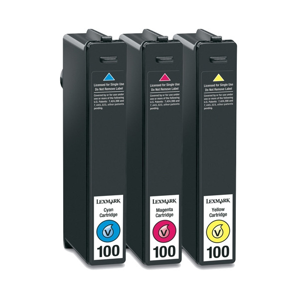 Lexmark 0014N0849 (#100) C/Y/M ink cartridge 3-pack (original Lexmark) 040432 - 1