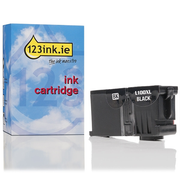 Lexmark 014N0820E (#100) black ink cartridge (123ink version) 14N0820EC 040415 - 1