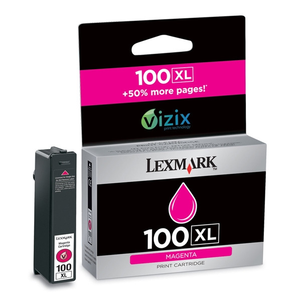 Lexmark 014N1070E (#100XL) high capacity magenta ink cartridge (original Lexmark) 040426 - 1