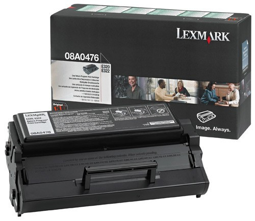Lexmark 08A0476 black toner (original) 08A0476 034084 - 1