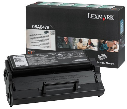 Lexmark 08A0478 high capacity black toner (original) 08A0478 034086 - 1