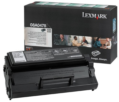 Lexmark 08A0478 high capacity black toner (original Lexmark) 034086 - 1