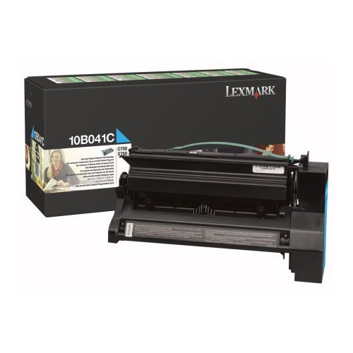 Lexmark 10B041C cyan toner (original Lexmark) 034270 - 1