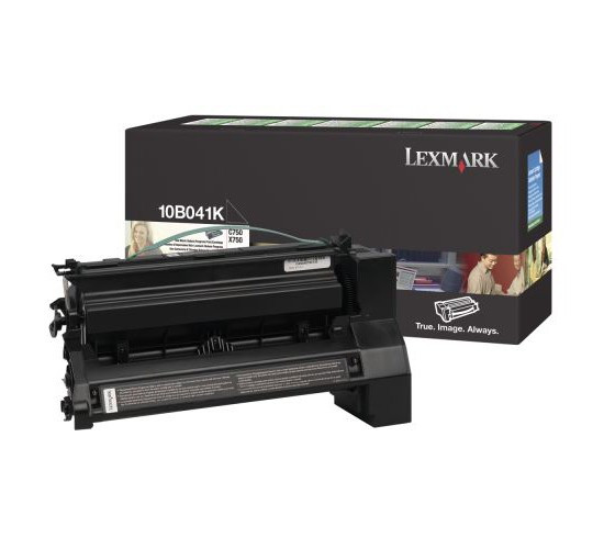 Lexmark 10B041K black toner (original Lexmark) 034265 - 1
