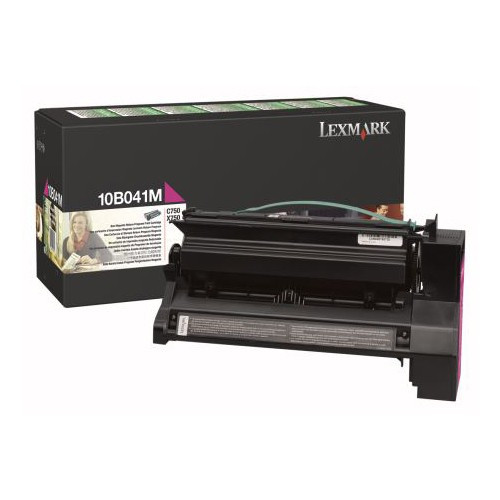 Lexmark 10B041M magenta toner (original Lexmark) 034275 - 1