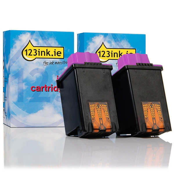 Lexmark 12A1975 (#75) high capacity black ink cartridge 2-pack (123ink version) 040028 - 1