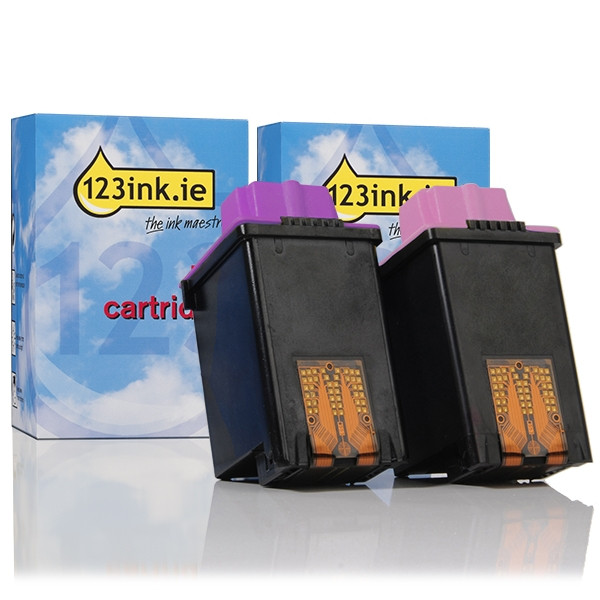 Lexmark 12A1975 black + 12A1985 colour ink cartridge 2-pack (123ink version) 040039 - 1