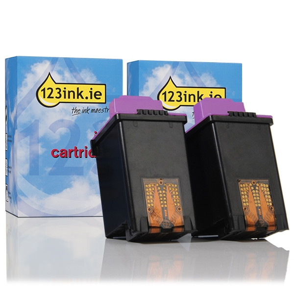 Lexmark 12A1985 (#85) colour ink cartridge 2-pack (123ink version) 040038 - 1