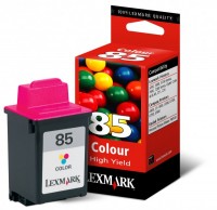 Lexmark 12A1985 (#85) high-capacity colour ink cartridge (original Lexmark) 040035