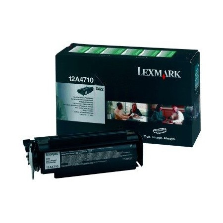 Lexmark 12A4710 black toner (original) 12A4710 034390 - 1