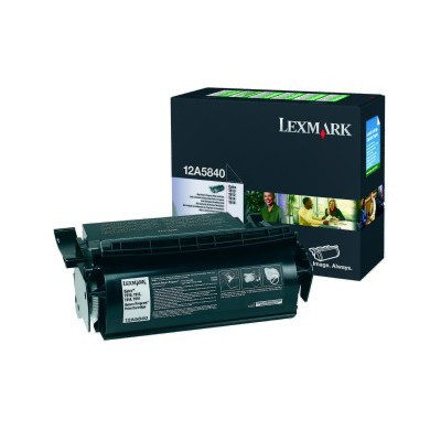 Lexmark 12A5840 black toner (original Lexmark) 12A5840 034197 - 1