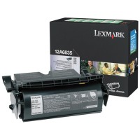 Lexmark 12A6835 high capacity black toner (original Lexmark) 12A6835 034225