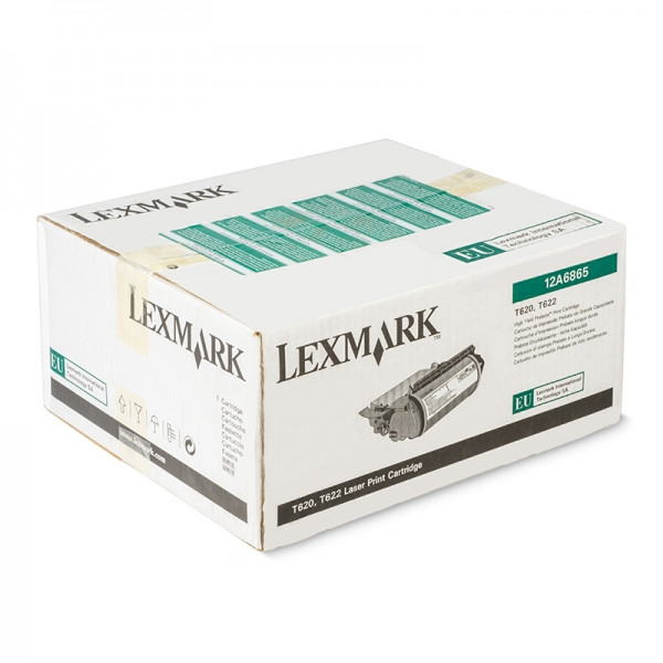 Lexmark 12A6865 high capacity black toner (original Lexmark) 034235 - 1
