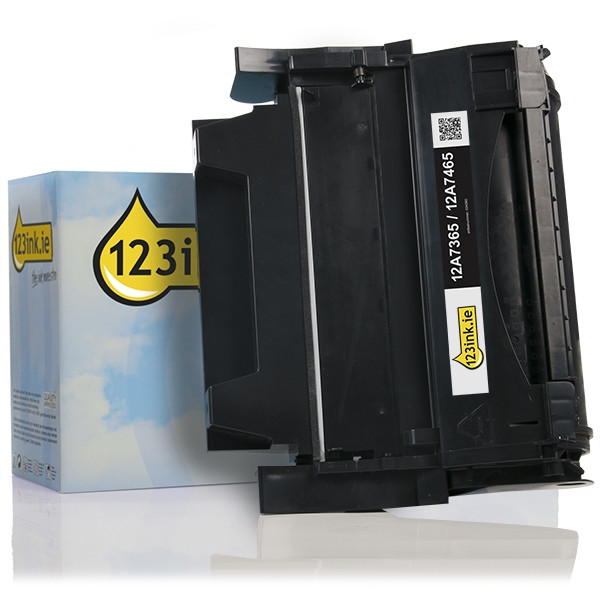 Lexmark 12A7365/12A7465 extra high capacity black toner (123ink version) 12A7465C 034360 - 1