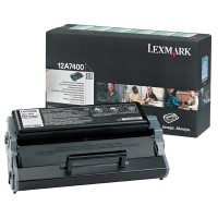 Lexmark 12A7400 black toner (original Lexmark) 12A7400 037090