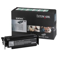Lexmark 12A7415 high capacity black toner (original Lexmark) 12A7415 034110
