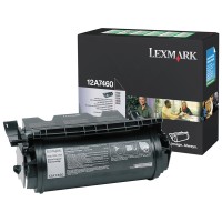 Lexmark 12A7460 black toner (original Lexmark) 034120