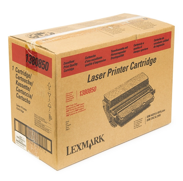 Lexmark 1380850 black toner (original) 1380850 034400 - 1