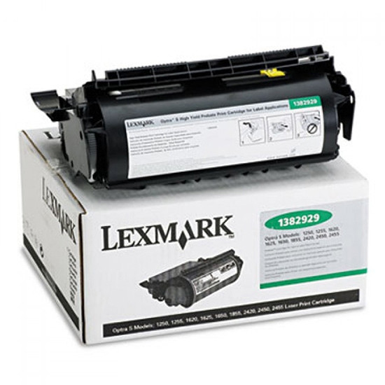 Lexmark 1382929 high capacity LABEL TONER (original Lexmark) 1382929 037584 - 1