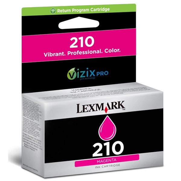 Lexmark 14L0087E (#210) magenta ink cartridge (original Lexmark) 040604 - 1